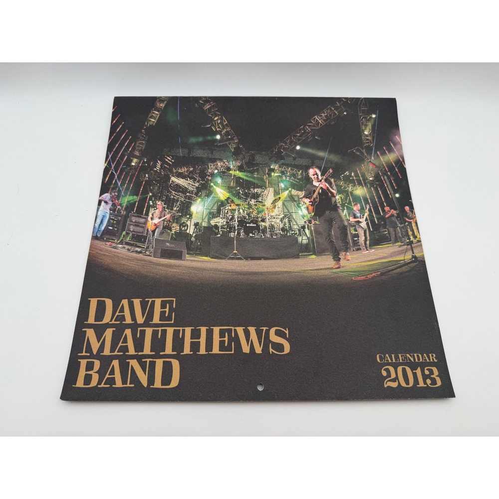 Dave Matthews Band 2013 Calendar Official Warehouse Fan Association Collectible